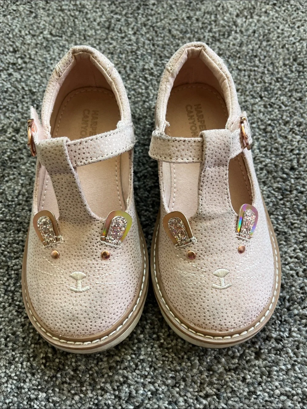 Harper Canyon Pink Bunny T-Strap Dress Shoes - Picture 4 of 6